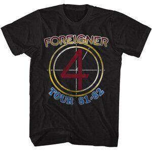 Foreigner Tour 81-82 T-Shirt Classic Rock Band Graphic Concert Fan Tee 05